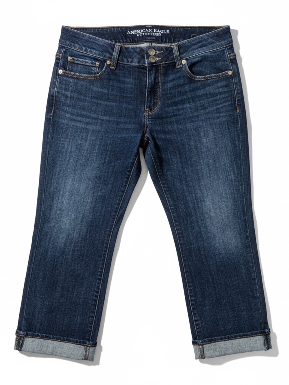 American Eagle Outfitters Indigo Blue Artist Crop Women's Jeans Size 10